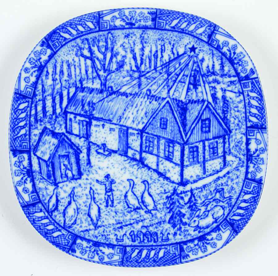 Rorstrand Christmas Plate Nils Wonderful Journey - Boxed by Rorstrand-1