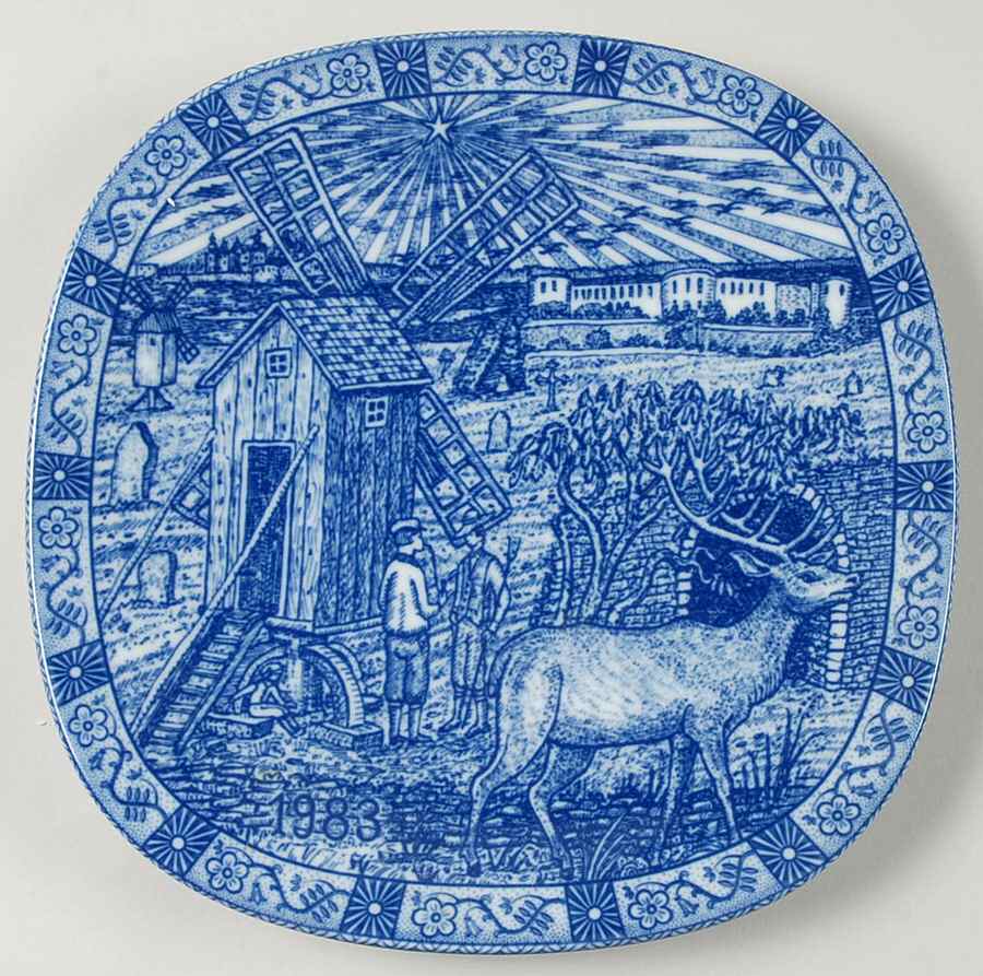 Rorstrand Christmas Plate Nils In Oland - With Box by Rorstrand-1