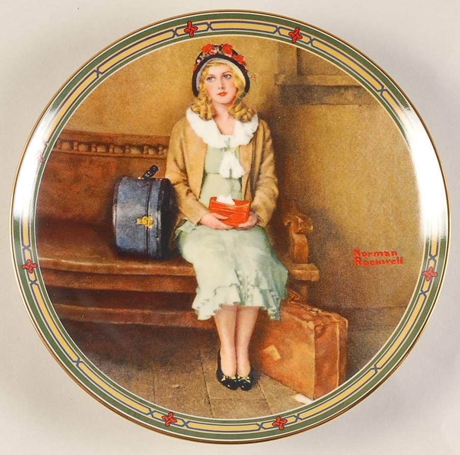American Dream A Young Girl's Dream  - No Box by Rockwell Society-1