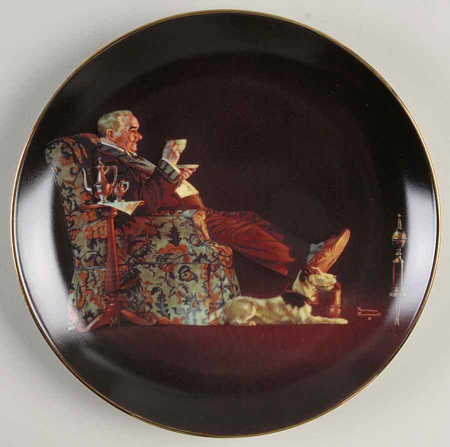 Rockwell's Golden Moments Evening's  Repose - No Box by Rockwell Society-1