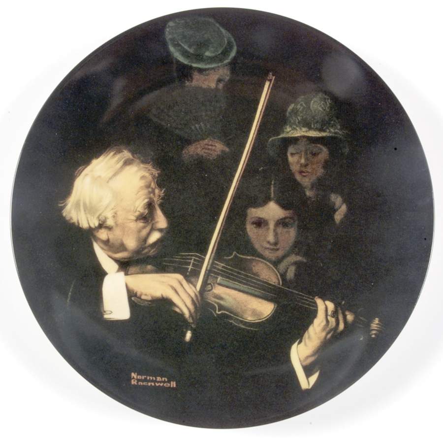 Heritage Collection The Master Violinist - No Box by Rockwell Society-1