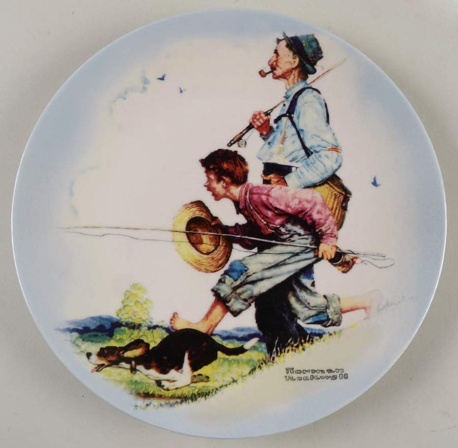 Heritage Collection Gone Fishing - Boxed by Rockwell Society-1
