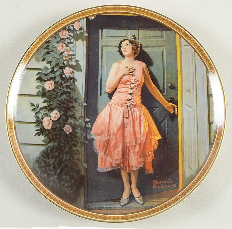 Rediscovered Women Standing In The Doorway - Boxed by Rockwell Society-1