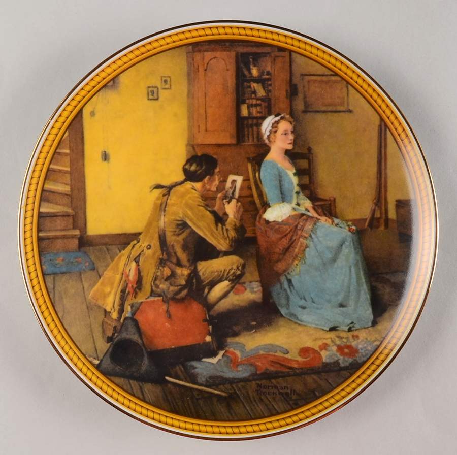Rockwells Colonials-The Rarest Rockwells Portrait For A Bridegroom - Boxed by Rockwell Society-1
