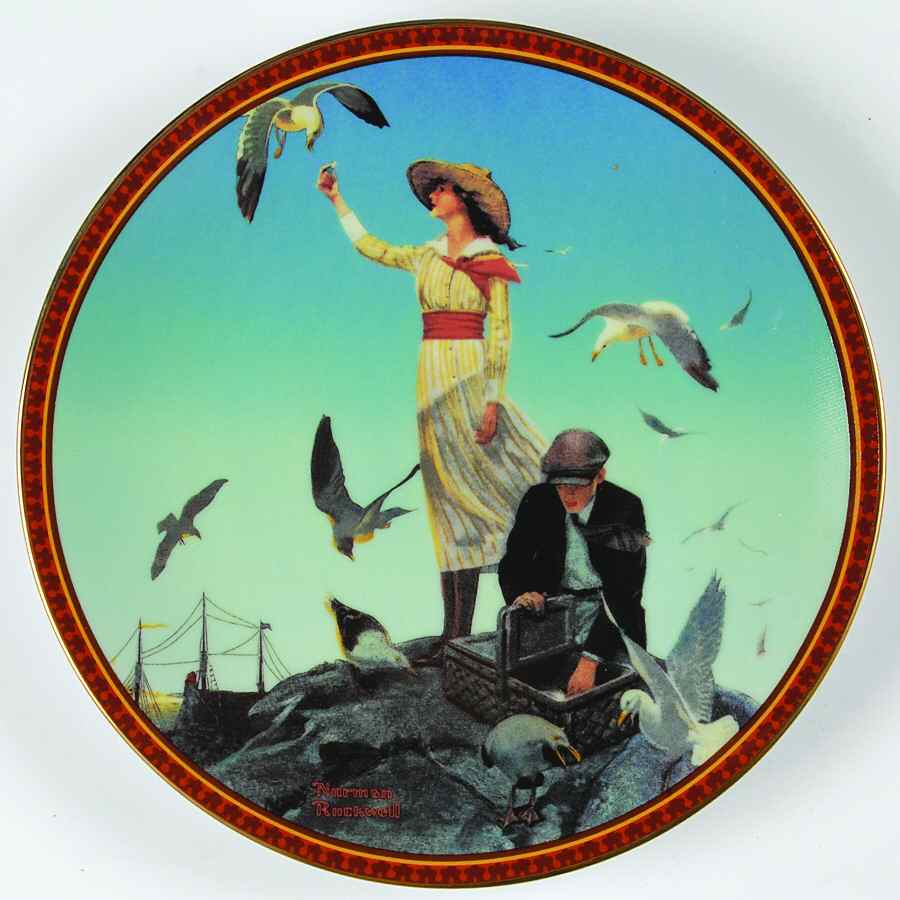 Rockwells Treasured Memories Sentimental Shores - No Box by Rockwell Society-1
