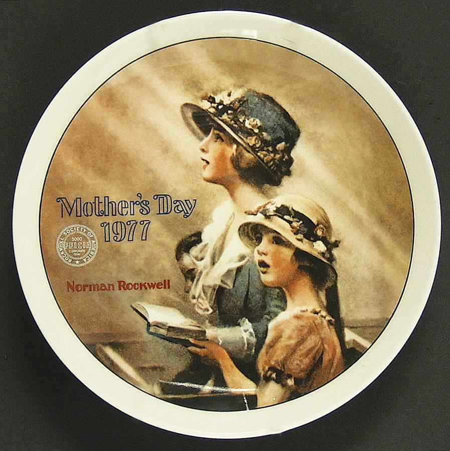Mothers Day Plate Faith - Boxed by Rockwell Society-1