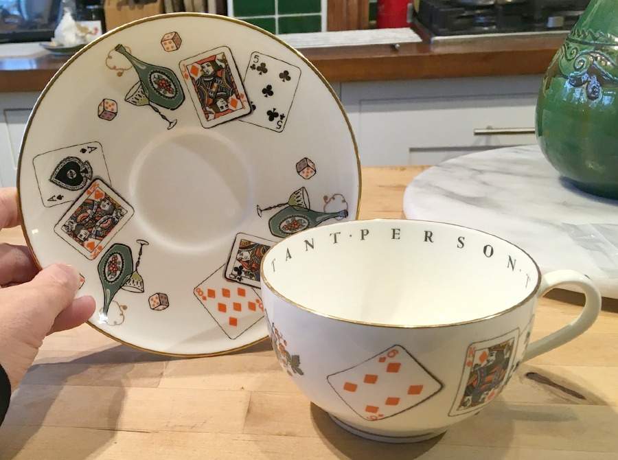 Very Important Person Cup & Saucer Bridge - No Box by Royal Worcester-1