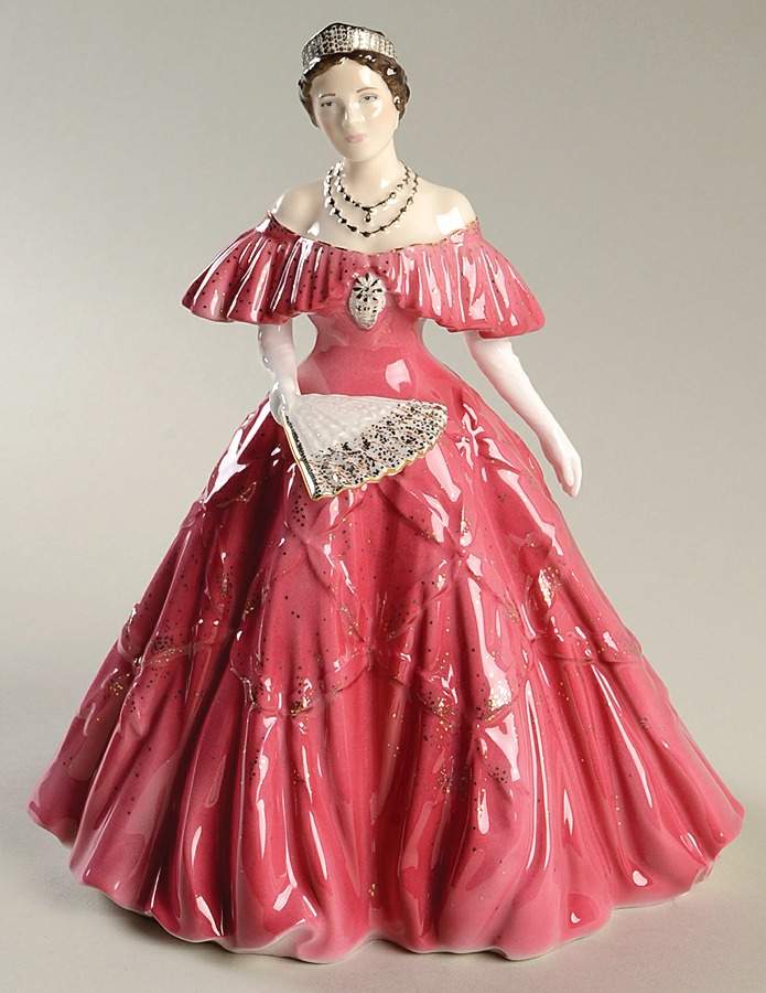 Royal Worcester Figurine Queen Elizabeth-Queen Mother - No Box by Royal Worcester-1