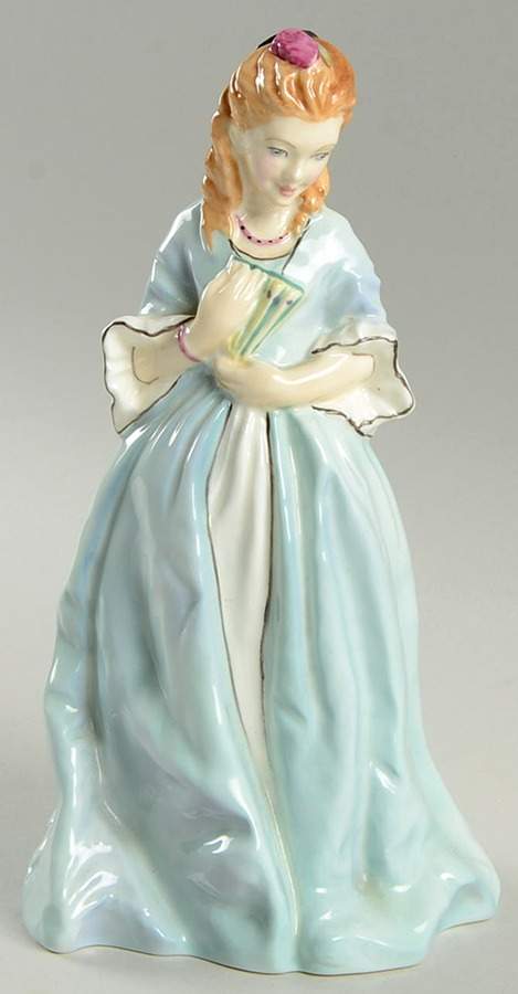 Royal Worcester Figurine Sweet Anne-Blue - No Box by Royal Worcester-1