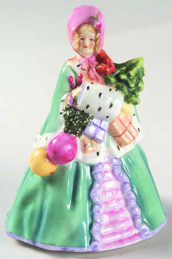 Royal Worcester Figurine Noel-Turquoise Dress - No Box by Royal Worcester-1