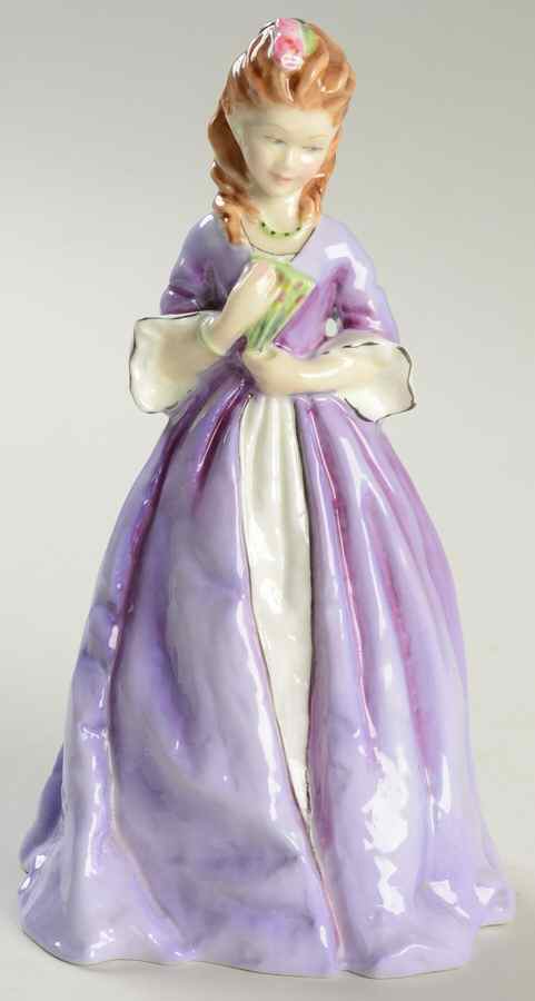 Royal Worcester Figurine Sweet Anne-Lilac - No Box by Royal Worcester-1