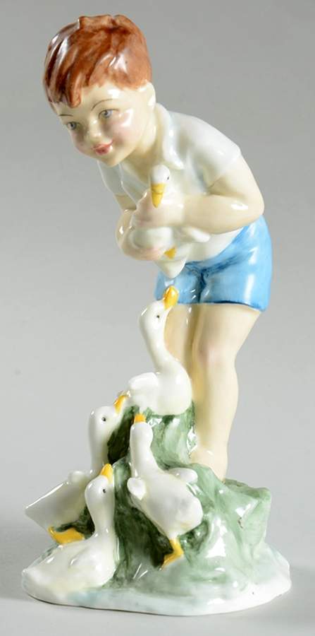 Royal Worcester Figurine Young Farmer - No Box by Royal Worcester-1