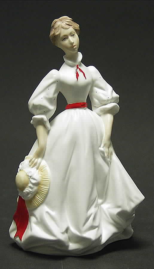 Age of Romance Morning Walk-Red - With Box by Royal Worcester-1