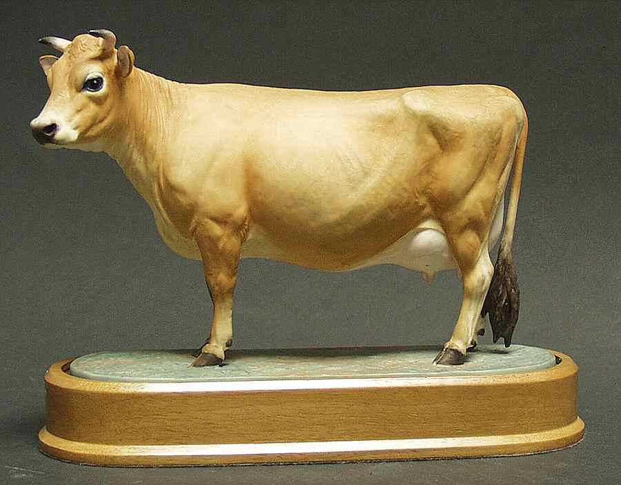 Doris Lindner Jersey Cow-Bramley Zenora - No Box by Royal Worcester-1