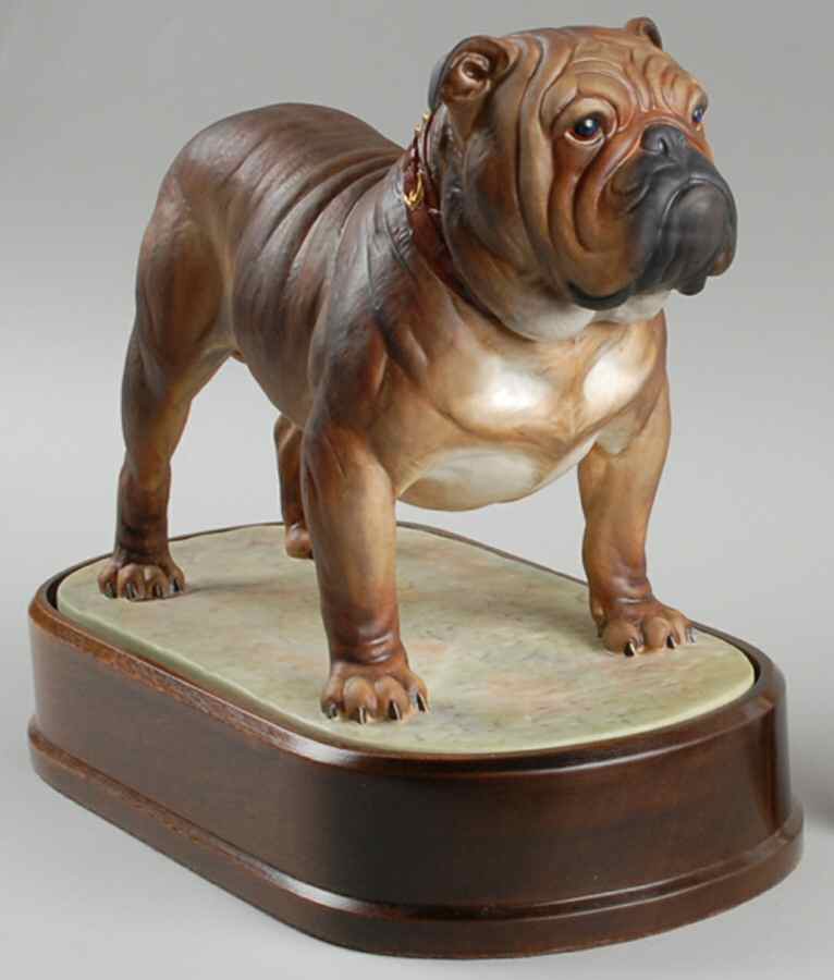Doris Lindner Bulldog-Mack - Boxed by Royal Worcester-1