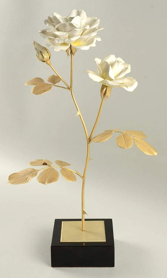 Ronald Van Ruyckevelt Flowers Mennecy - No Box by Royal Worcester-1