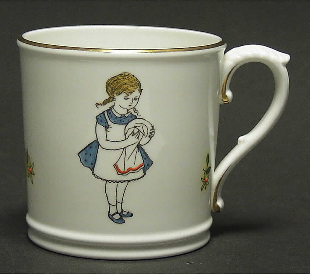Days of The Week-Mug Saturday-Girl - No Box by Royal Worcester-1
