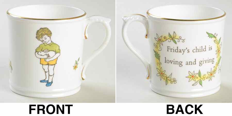 Days of The Week-Mug Friday-Boy - Boxed by Royal Worcester-1