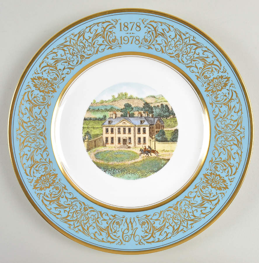 Royal Worcester Plates Centenary Of The Worcester Conservative - Boxed by Royal Worcester-1