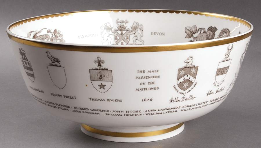 Mayflower 350th Anniversary Mayflower 350th Anniversary Bo - No Box by Royal Worcester-1