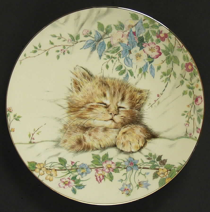 Kitten Classics Cat  Nap - No Box by Royal Worcester-1