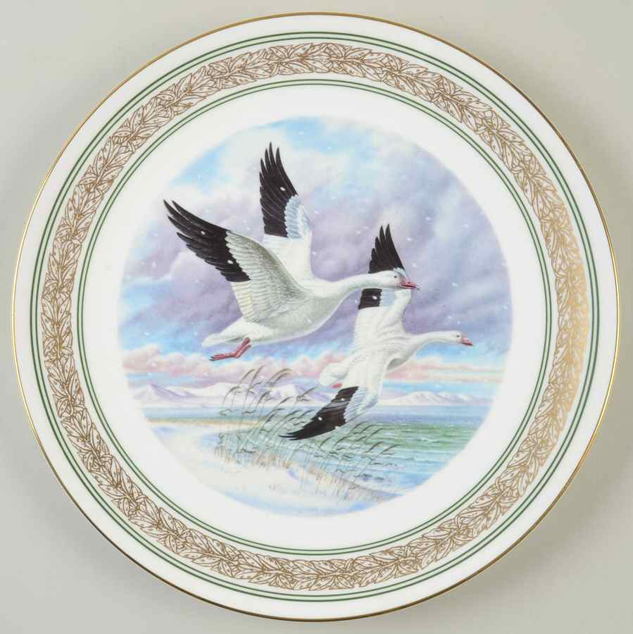 Waterbirds Of North America Snow Geese - Boxed by Royal Worcester-1