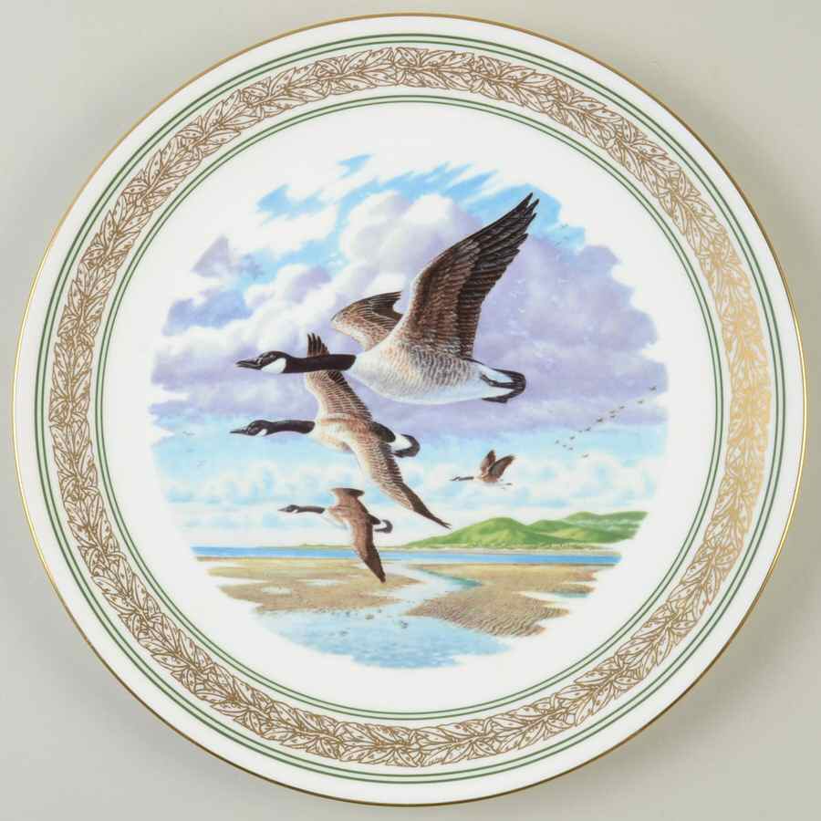 Waterbirds Of North America Canada Geese - No Box by Royal Worcester-1