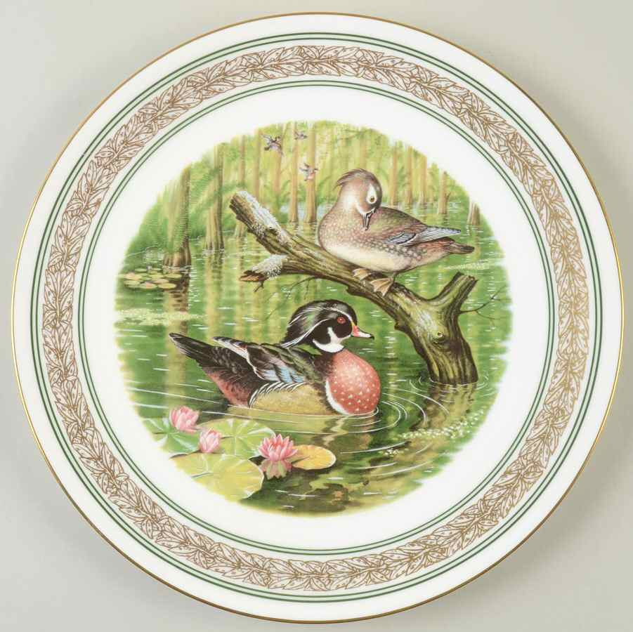 Waterbirds Of North America Wood Ducks - No Box by Royal Worcester-1