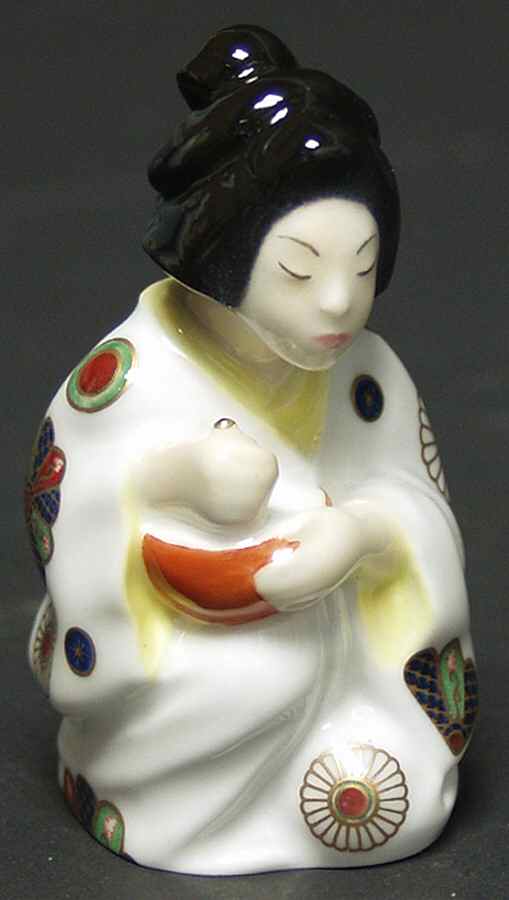 Candle Snuffer Japanese Girl-Orientals - No Box by Royal Worcester-1