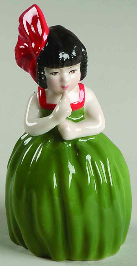 Candle Snuffer Hush - Green Dress - No Box by Royal Worcester-1