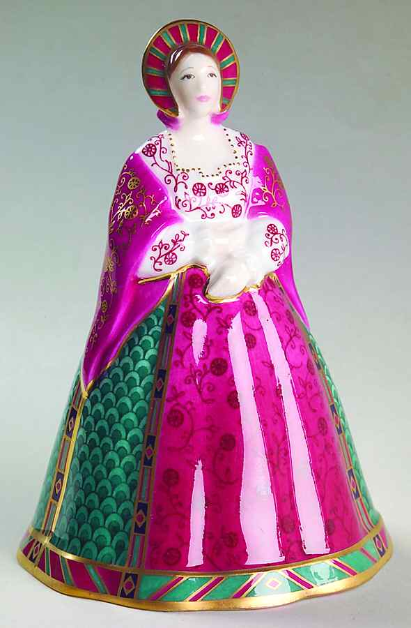 Candle Snuffer Catherine Of Aragon-Tudor Royals - No Box by Royal Worcester-1