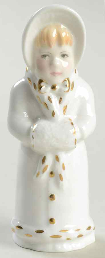 Candle Snuffer Girl With Muff-Kate Greenway - Boxed by Royal Worcester-1