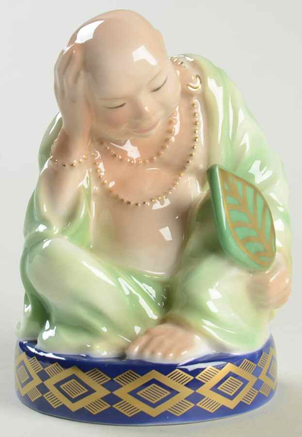 Candle Snuffer Sleeping Buddha-Buddhas - No Box by Royal Worcester-1