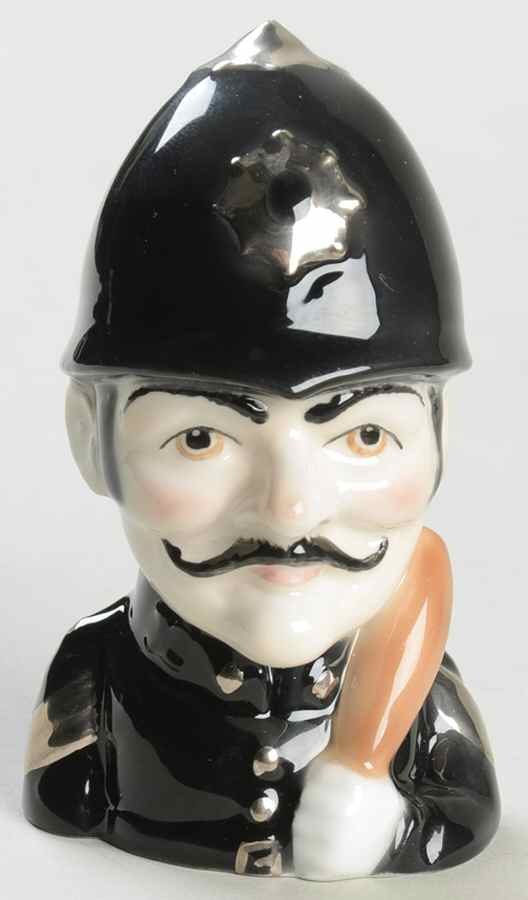 Candle Snuffer Policeman-Punch & Judy - With Box by Royal Worcester-1