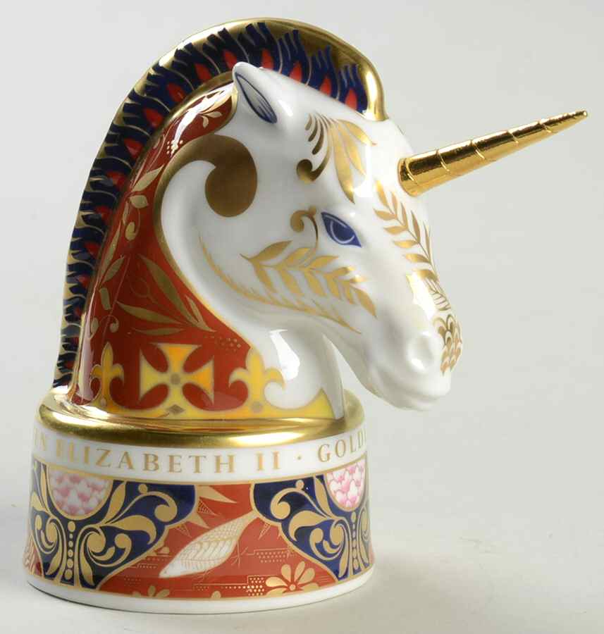 Candle Snuffer Unicorn-Golden Jubilee - No Box by Royal Worcester-1