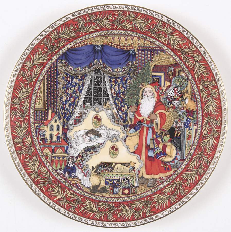 Christmas Past Night Before Christmas - Boxed by Royal Worcester-1