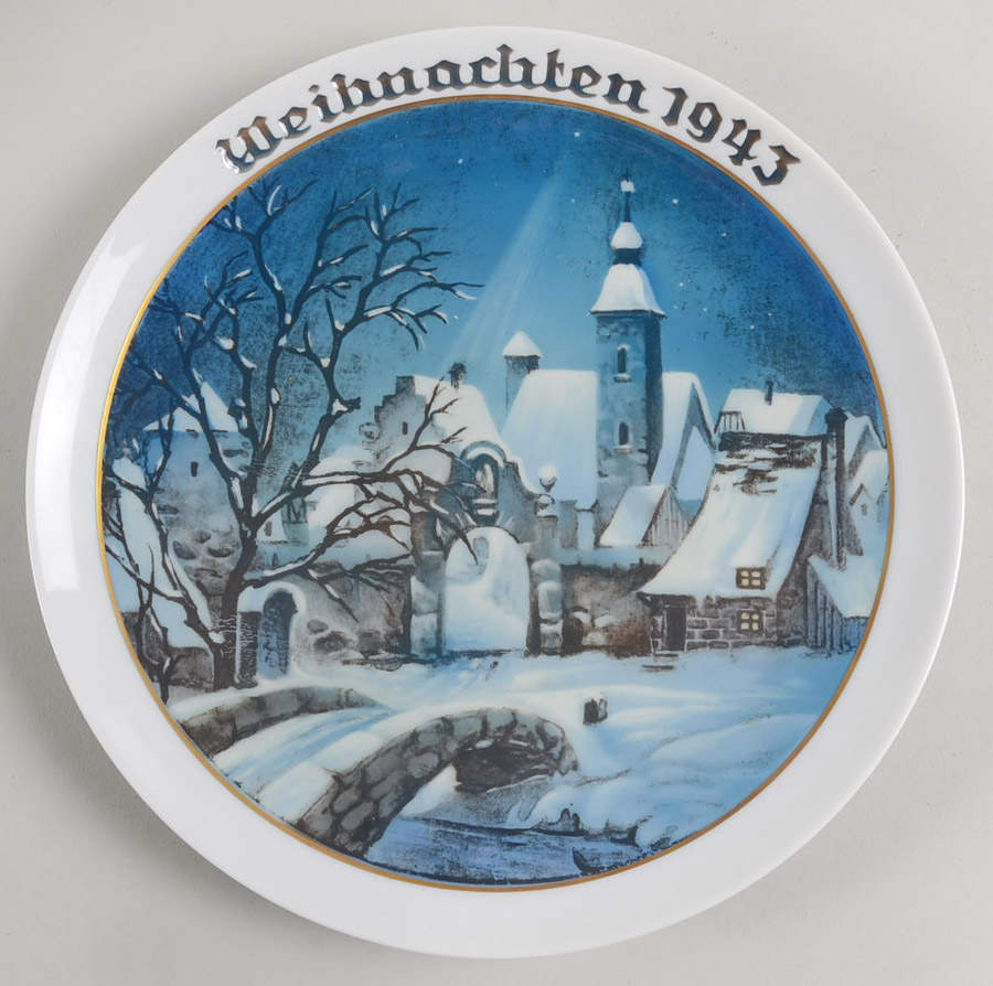 Rosenthal Christmas Plate Winter Idyll - No Box by Rosenthal - Continental-1