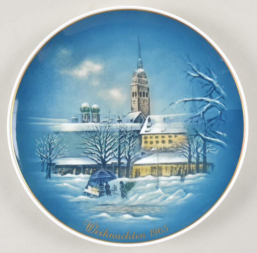 Rosenthal Christmas Plate Christmas In Munich - No Box by Rosenthal - Continental-1