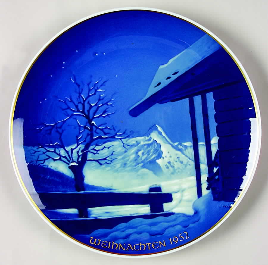 Rosenthal Christmas Plate Christmas In The Alps - No Box by Rosenthal - Continental-1