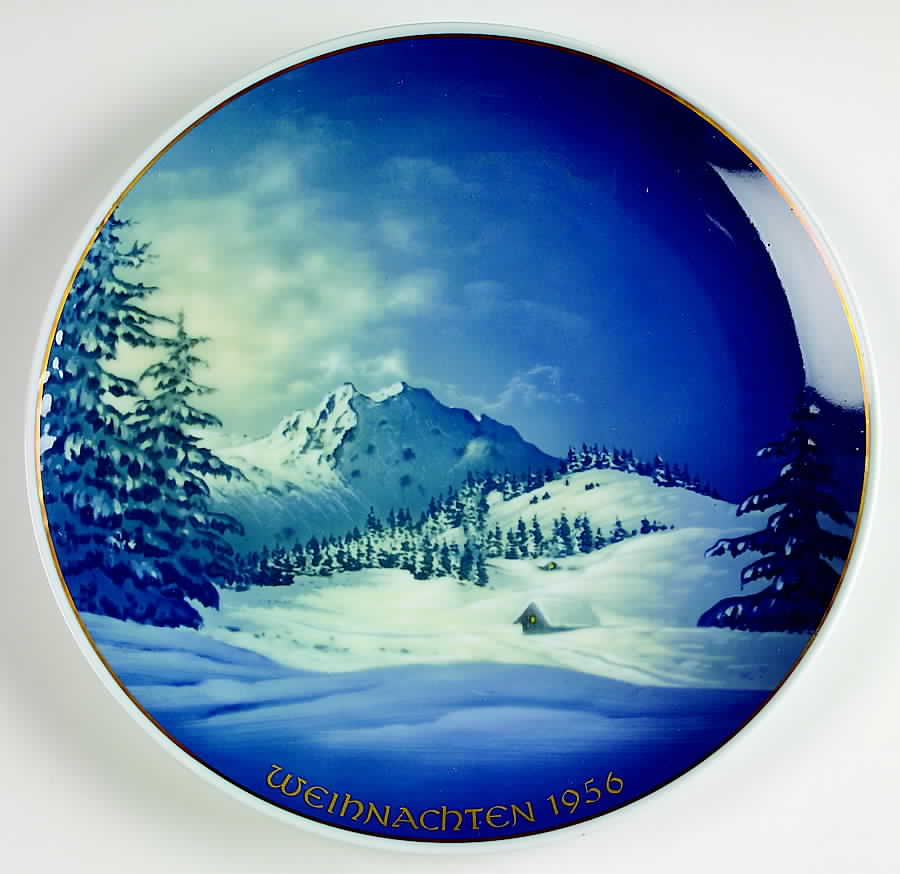 Rosenthal Christmas Plate Christmas In The Alps - No Box by Rosenthal - Continental-1