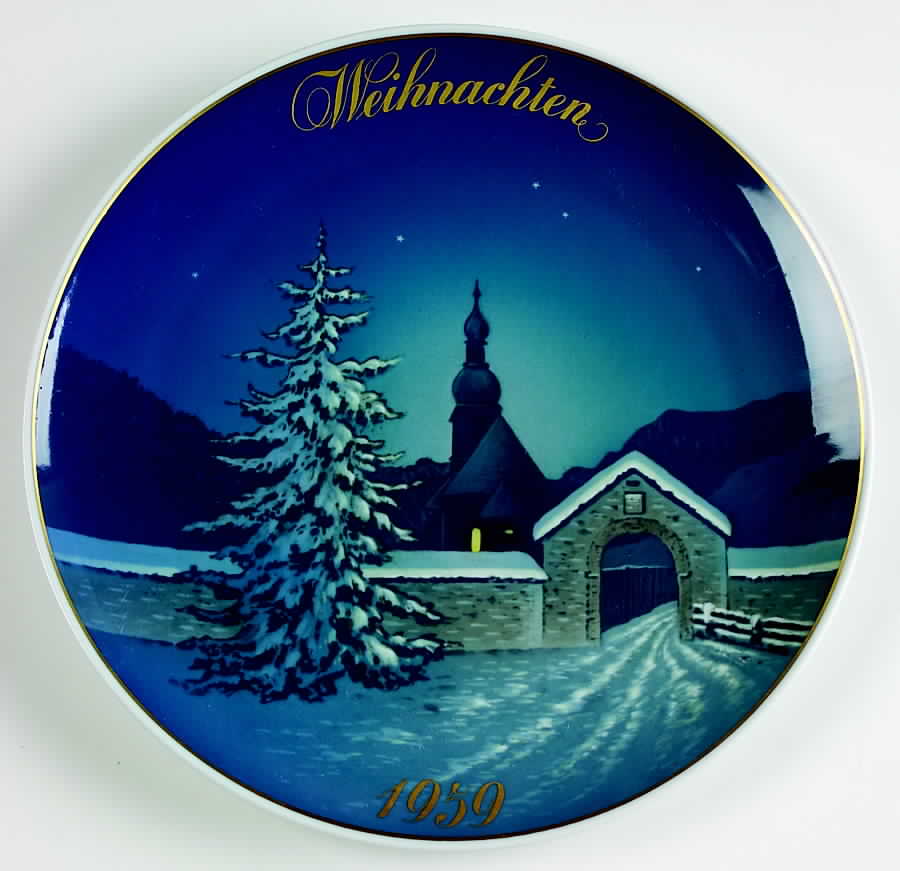 Rosenthal Christmas Plate Midnight Mass - No Box by Rosenthal - Continental-1