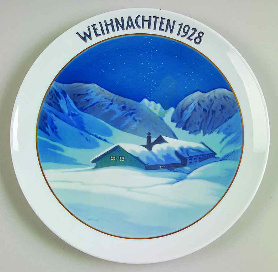 Rosenthal Christmas Plate Chalet Christmas - No Box by Rosenthal - Continental-1