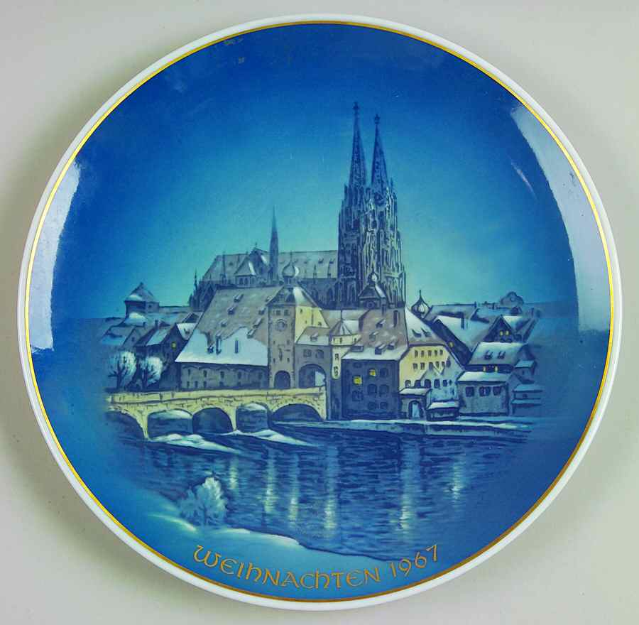 Rosenthal Christmas Plate Christmas In Regensburg - No Box by Rosenthal - Continental-1