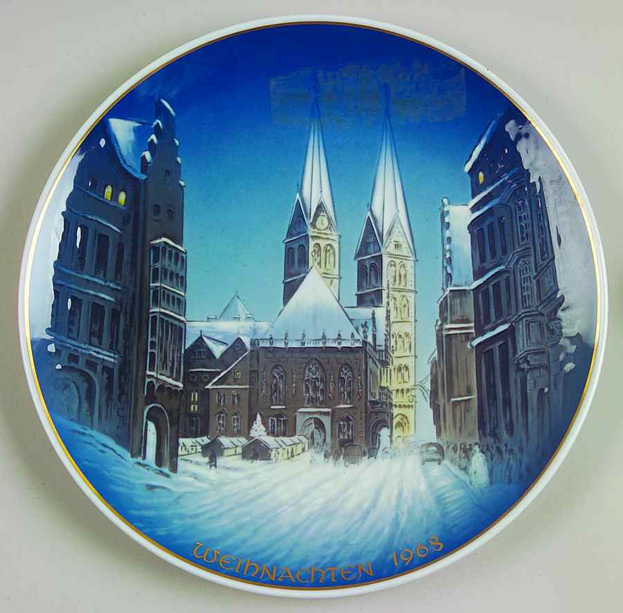Rosenthal Christmas Plate Christmas In Bremen - No Box by Rosenthal - Continental-1