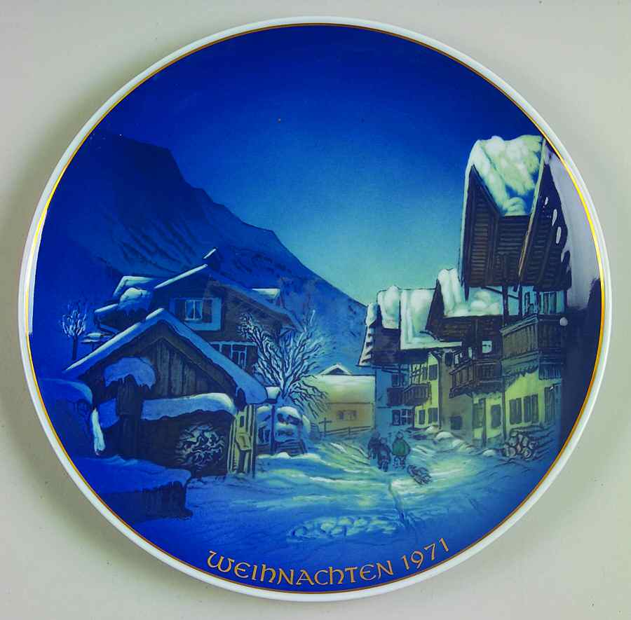 Rosenthal Christmas Plate Christmas In Garmisch - No Box by Rosenthal - Continental-1
