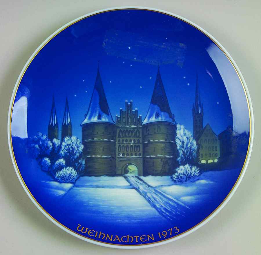 Rosenthal Christmas Plate Lubeck-Holstein - No Box by Rosenthal - Continental-1