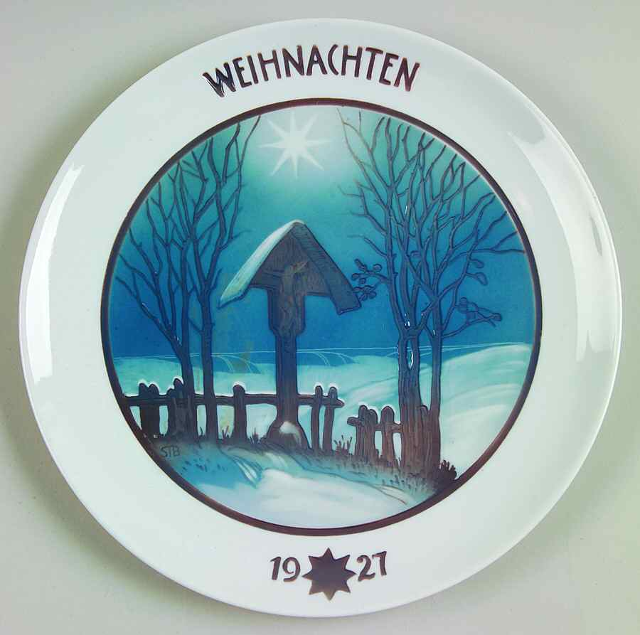 Rosenthal Christmas Plate Station On The Way - No Box by Rosenthal - Continental-1