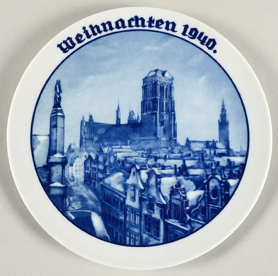 Rosenthal Christmas Plate Marien Church In Danzig - No Box by Rosenthal - Continental-1