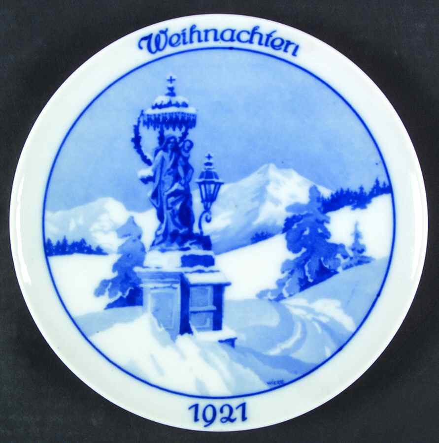 Rosenthal Christmas Plate Christmas In Mountains 1921 - No Box by Rosenthal - Continental-1