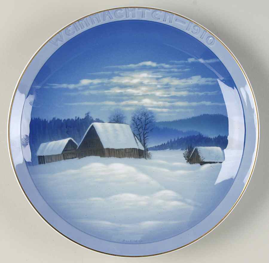 Rosenthal Christmas Plate Winter Peace - No Box by Rosenthal - Continental-1